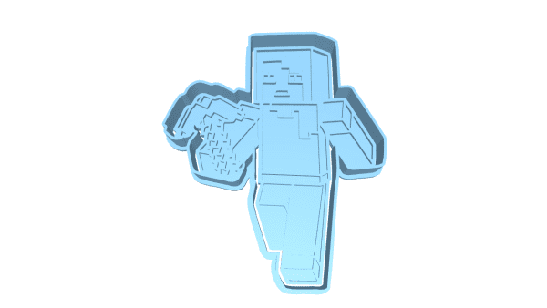 Minecraft figura sütikiszúró